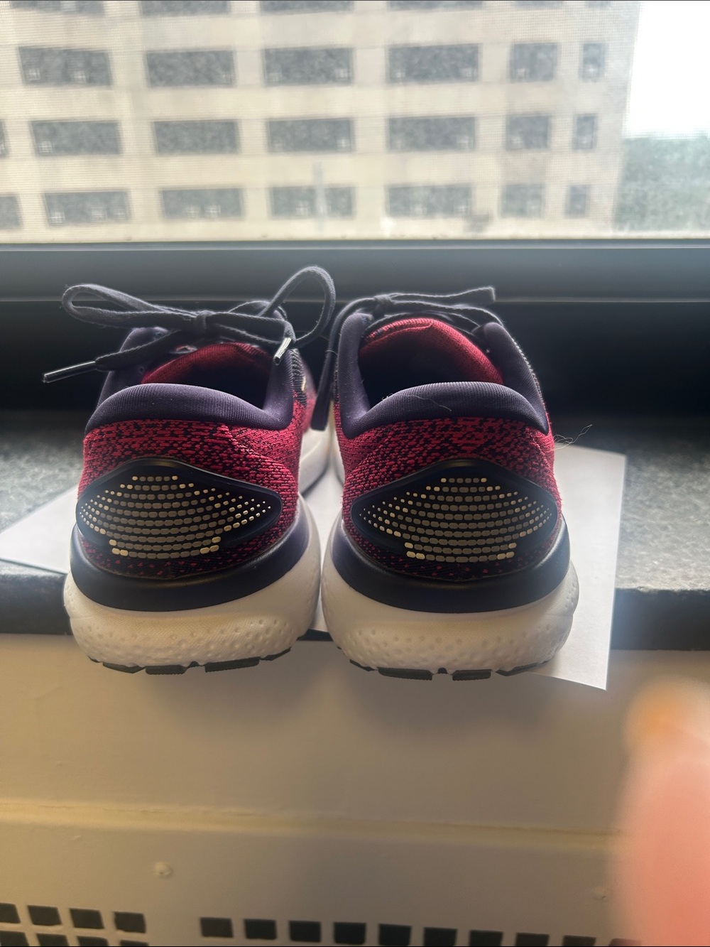 Brooks Women's Running Shoes in Purple and Pink with Gold Accents - Picture 4 of 4